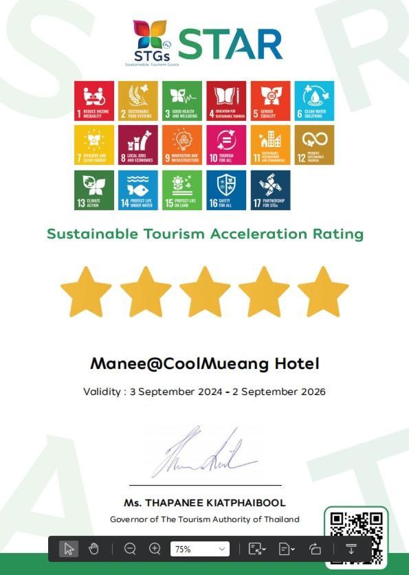 Manee Cool Mueang Hotel Chiang Mai Bagian luar foto